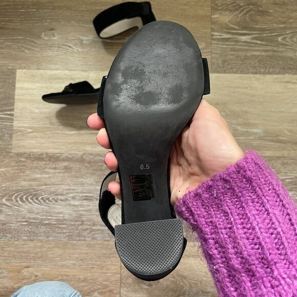 Jeffrey Campbell Suede Ankle Strap Lindsay Heels - Picture 4 of 4